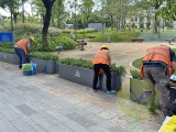 道路景观不锈钢花箱的特点