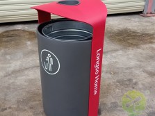 精品户外环保不锈钢垃圾桶